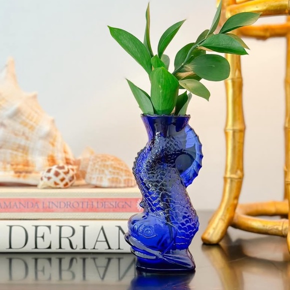 Maryland Glass Koi Vase  Excellent Condition - Picture 2 of 12